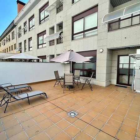 Estudio Centrico 1 Con Terraza Y Parking Privado Orense Kültér fotó
