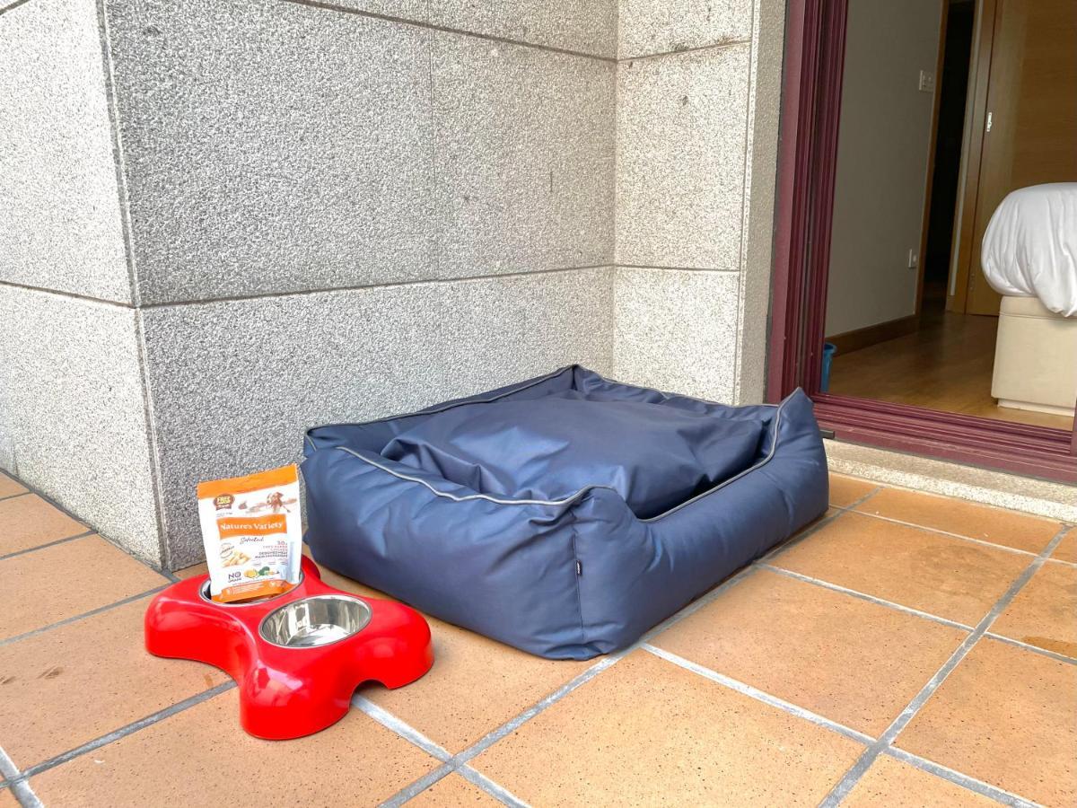 Estudio Centrico 1 Con Terraza Y Parking Privado Orense Kültér fotó