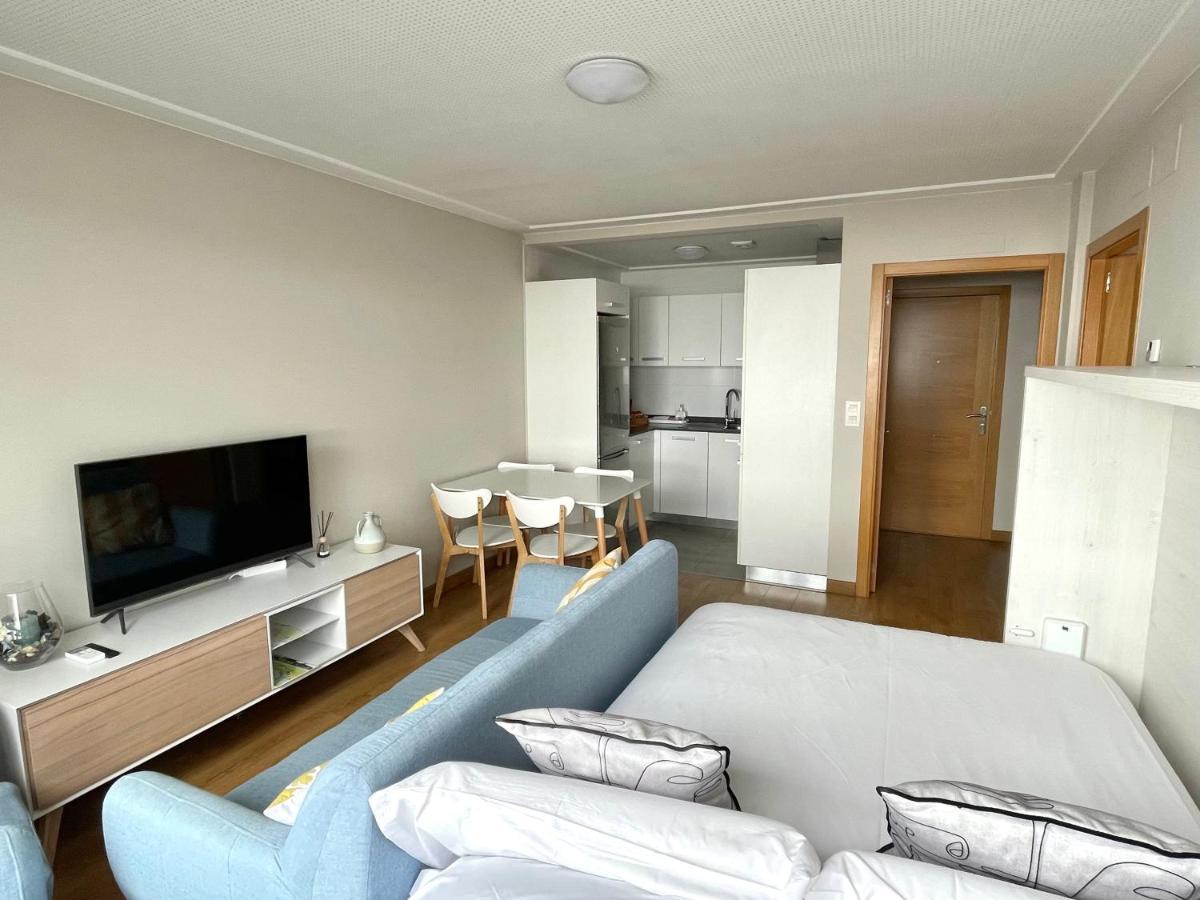 Estudio Centrico 1 Con Terraza Y Parking Privado Orense Kültér fotó